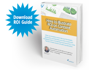 Illustrate ROI on Content Automation